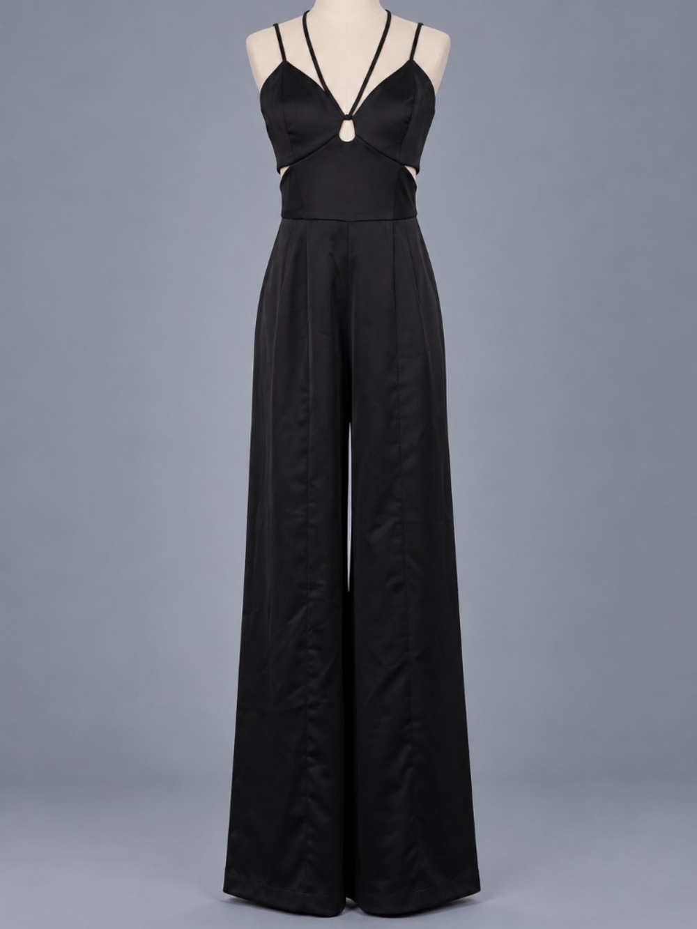 GUESS Black Cutout Wide Leg Jumpsuit – Size 0 – NWT